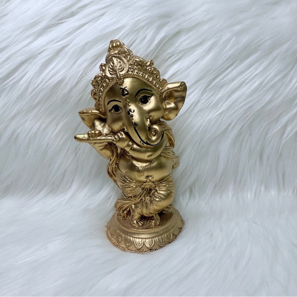 Gold Ganesha Statue